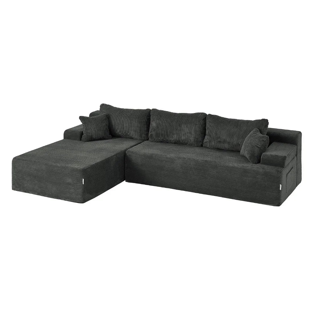 Modular Sectional Sofa Couches L-Shape Couch 3 Seat Modular Sofa Memory Foam Sectional Couches for Living Room,, Customized