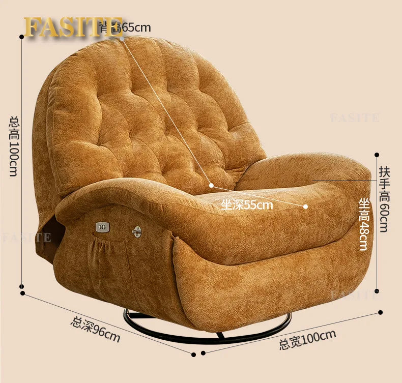Multifunctional lazy sofa first-class space capsule living room sofa reclining chair