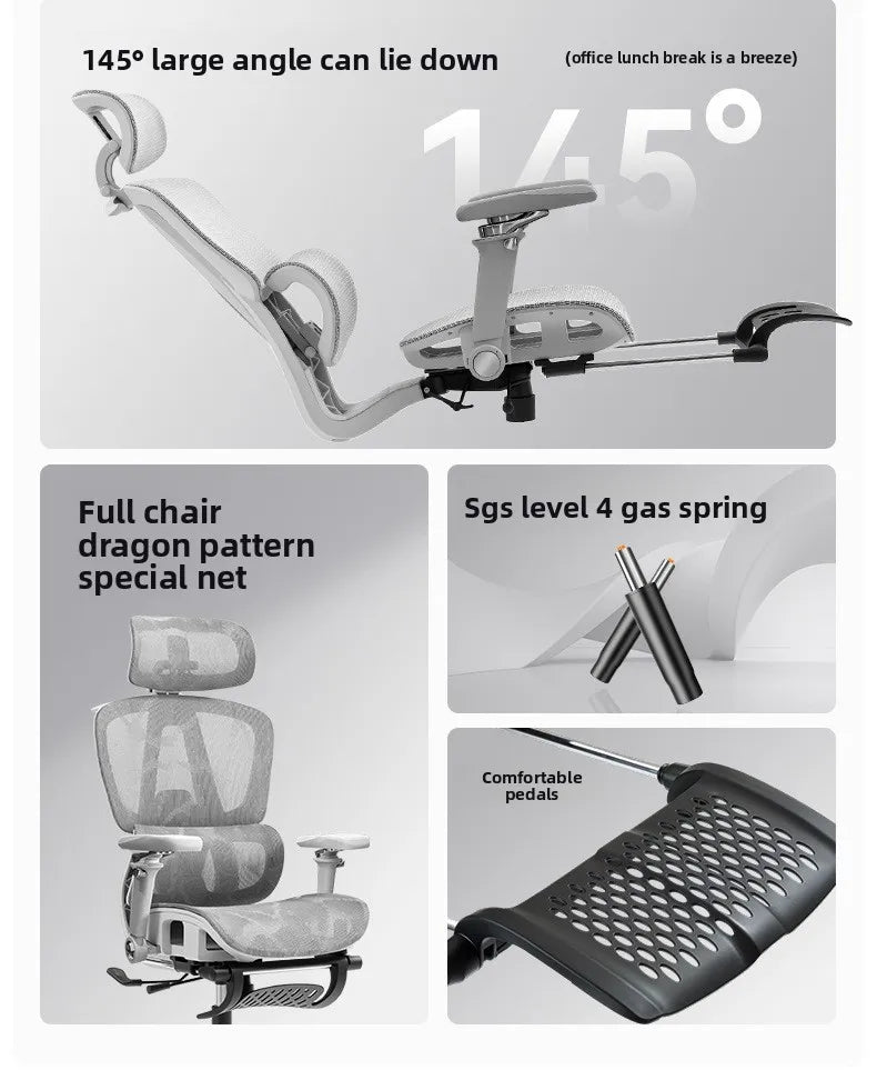 Ergonomic 9D Armrests Computer Chair Home Office Comfortable Long Sitting Gaming Recliner Gaming Chair Muebles Chair Office