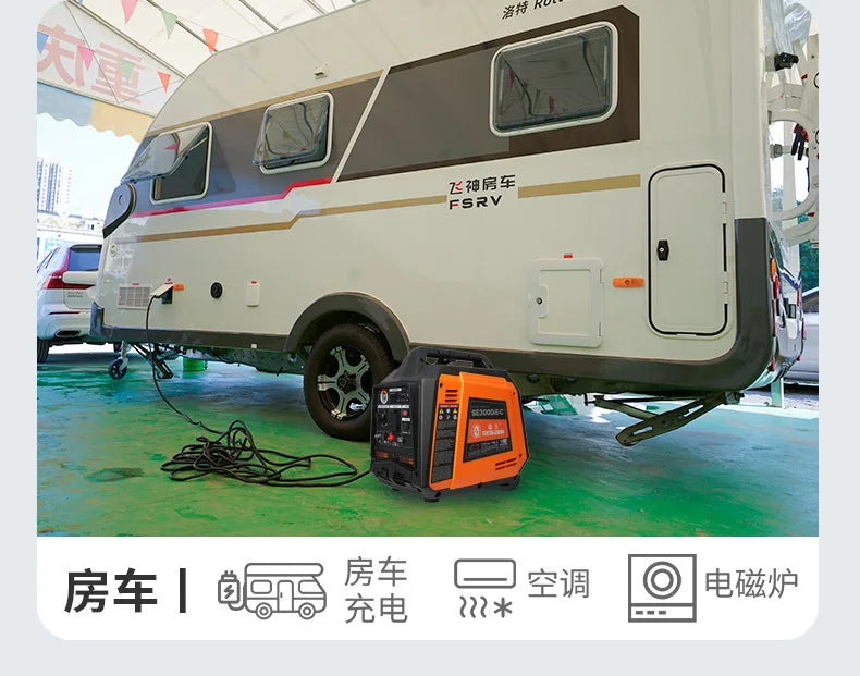 3500I Gas Powered Portable Inverter Generator Super Quiet for Camping, Tailgating, Home Emergency Use,