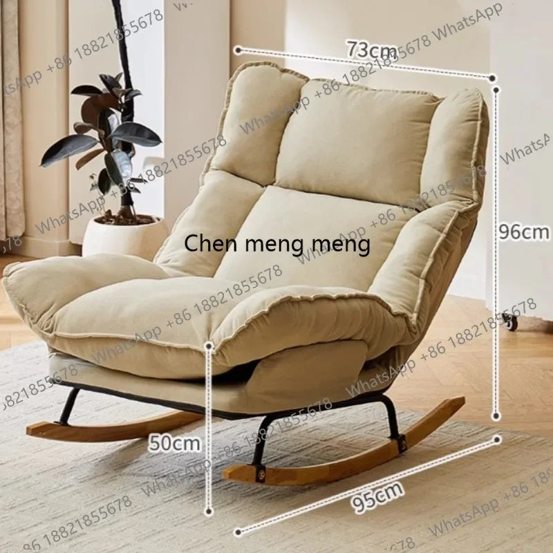 D02 Contemporain Design Chairs Living Room Ergonomic Gaming Single Floor Chairs Minimalist Rocking Mueble Salon House Accessorie