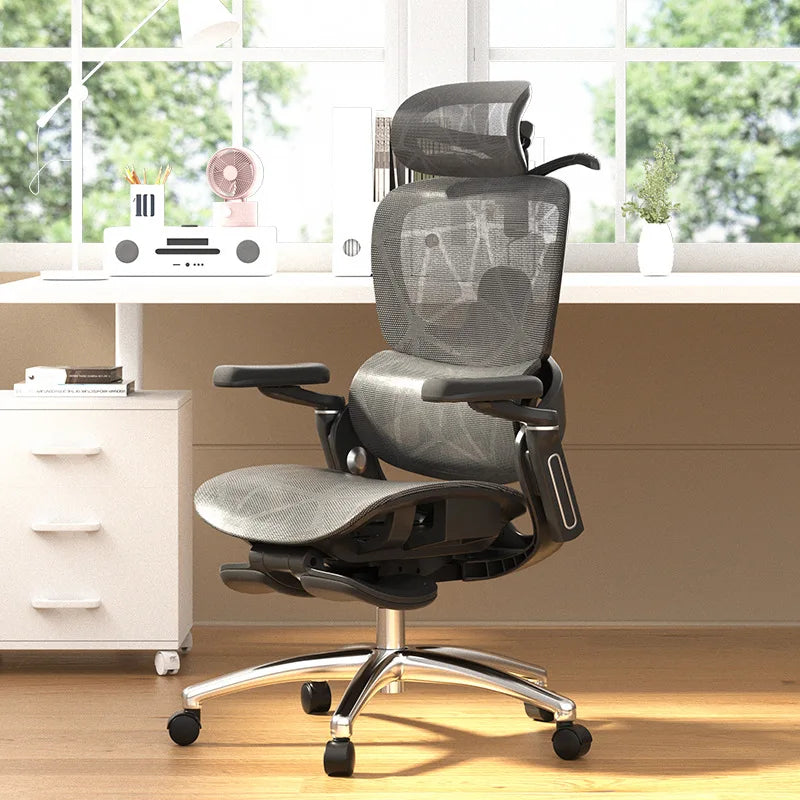 Ergonomic Office Chair Gaming Computer Chair Recliner Adjustable Height Lumbar Support Headrest Mesh Swivel Wheels Office Chairs