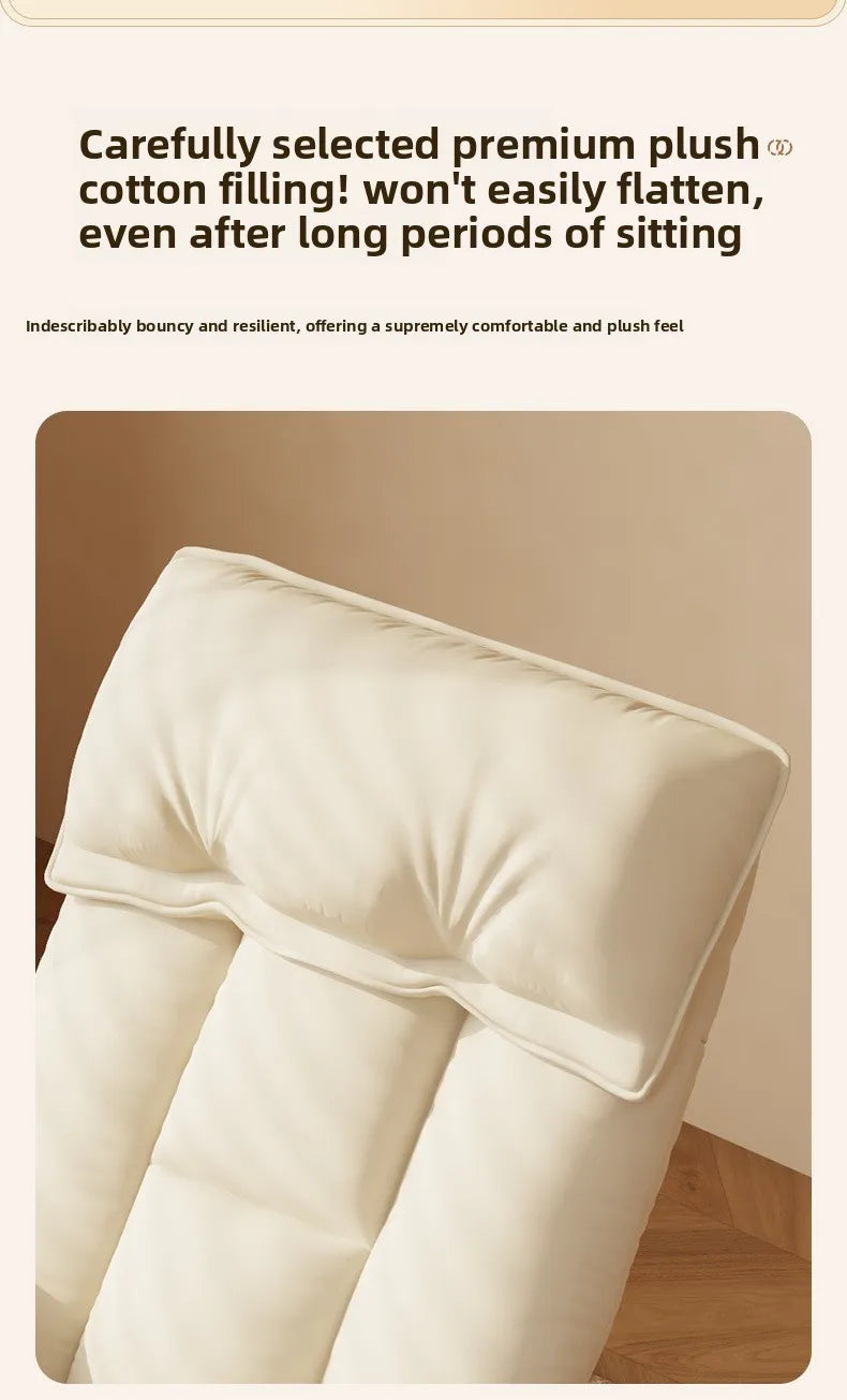 Lazy Rocking Chair Home Retro Balcony Leisure Folding Reclining Chair Sofa Chair Bedroom Single Person Can Sit And Lie Down