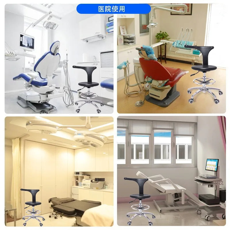 Professional Dental Medical Chair for Oral Clinic Rotating Adjustable Stool for Doctor Nurse Assistant Lab Examination Use
