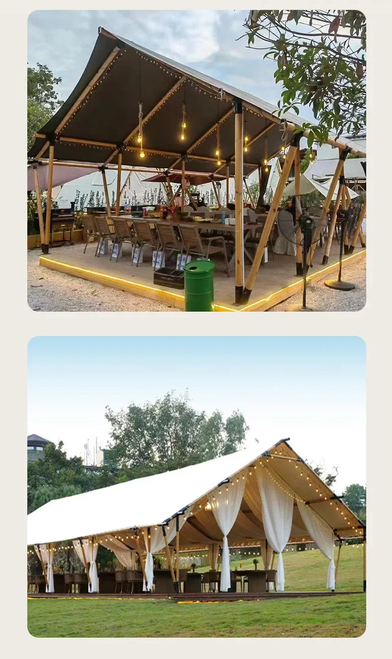 Luxury Wedding Event Tent Outdoor Marquee Aluminum Frame Party Banquet Exhibition Gardens Custom Commercial Pavilion Shelter OEM
