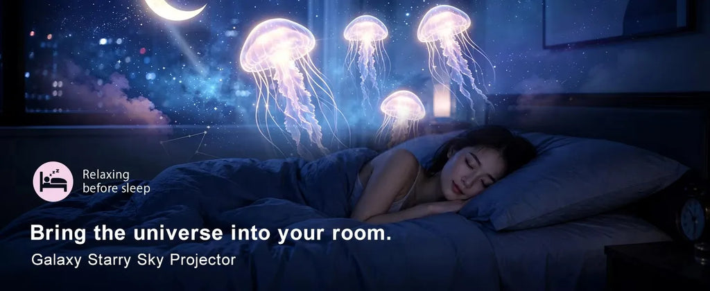 360° Flexible Galaxy Star Projector Ambient Light 30-in-1 Planetarium Night Light USB LED Ceiling Lamp for Bedroom Home Decor