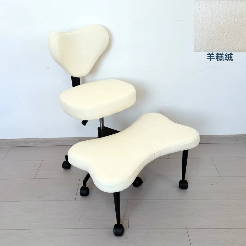 Cross-legged Chair Computer Desk Office Seat Sitting Not Sitting Easy Chair Dormitory Stool Squatting