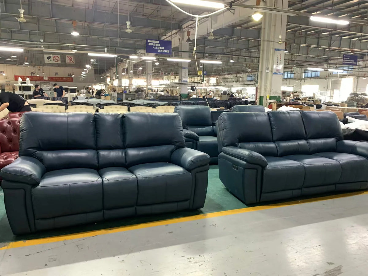 #Wholesale 3 2 1  Sofa Set Furniture Living Room Electric Leather Recliner Sofa Set