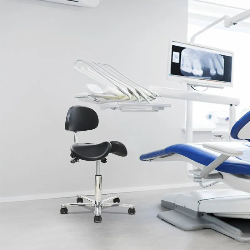 Ergonomic Saddle Chair Dentist Orthopedic Riding Chair Beauty Bar  Experimental Computer Chair Large Work Stool