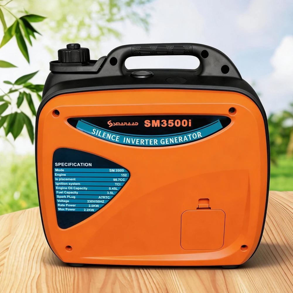 3500I Gas Powered Portable Inverter Generator Super Quiet for Camping, Tailgating, Home Emergency Use,
