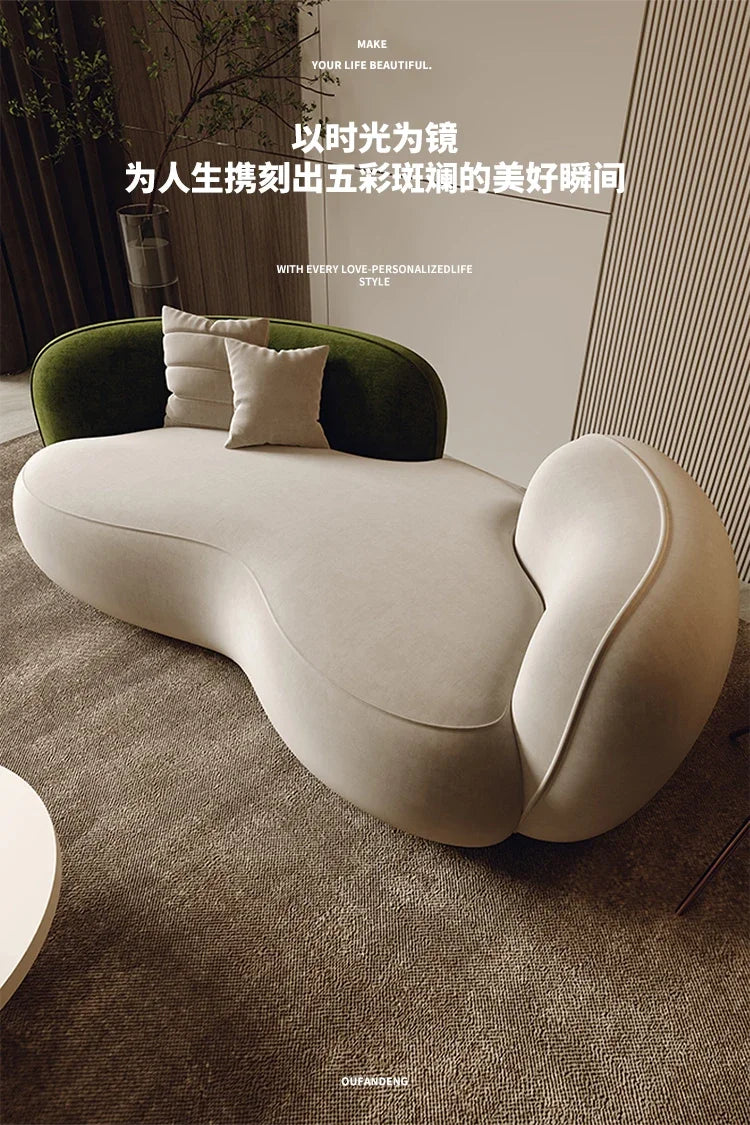 Modern home Luxury Living Room Furniture Sofa Set Floor Lazy Accents Designer Recliner Daybed Sectional Puff Sofa Corner Muebles