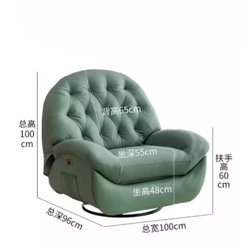 Massage Double Heating Sofa Rocking USB Mobile Phone Bracket Sofa Chair Lounges Single Modern Canape Salon Living Room Furniture