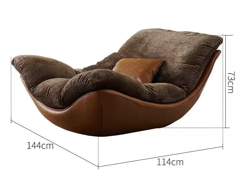 Relaxing Lounge Living Room Chairs Brown Classic Ergonomic Cute Living Room Chairs Oversized Sillones Modernos Furniture Home