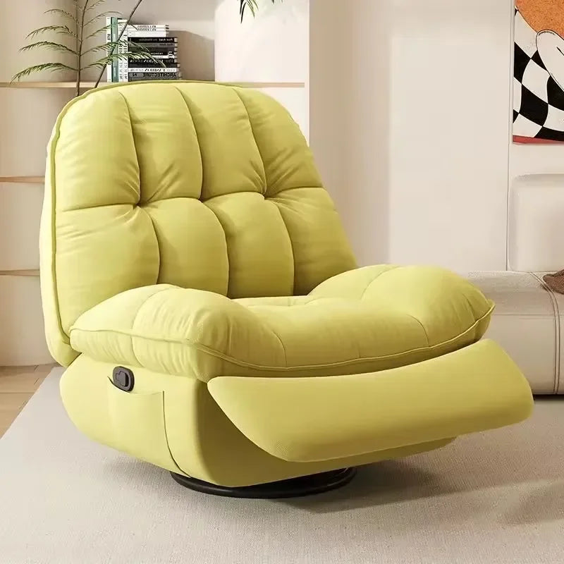 2026 Manual operation rotation  Lazy couch  high quality comfortable Modern Lounge Single Recliner Sofa
