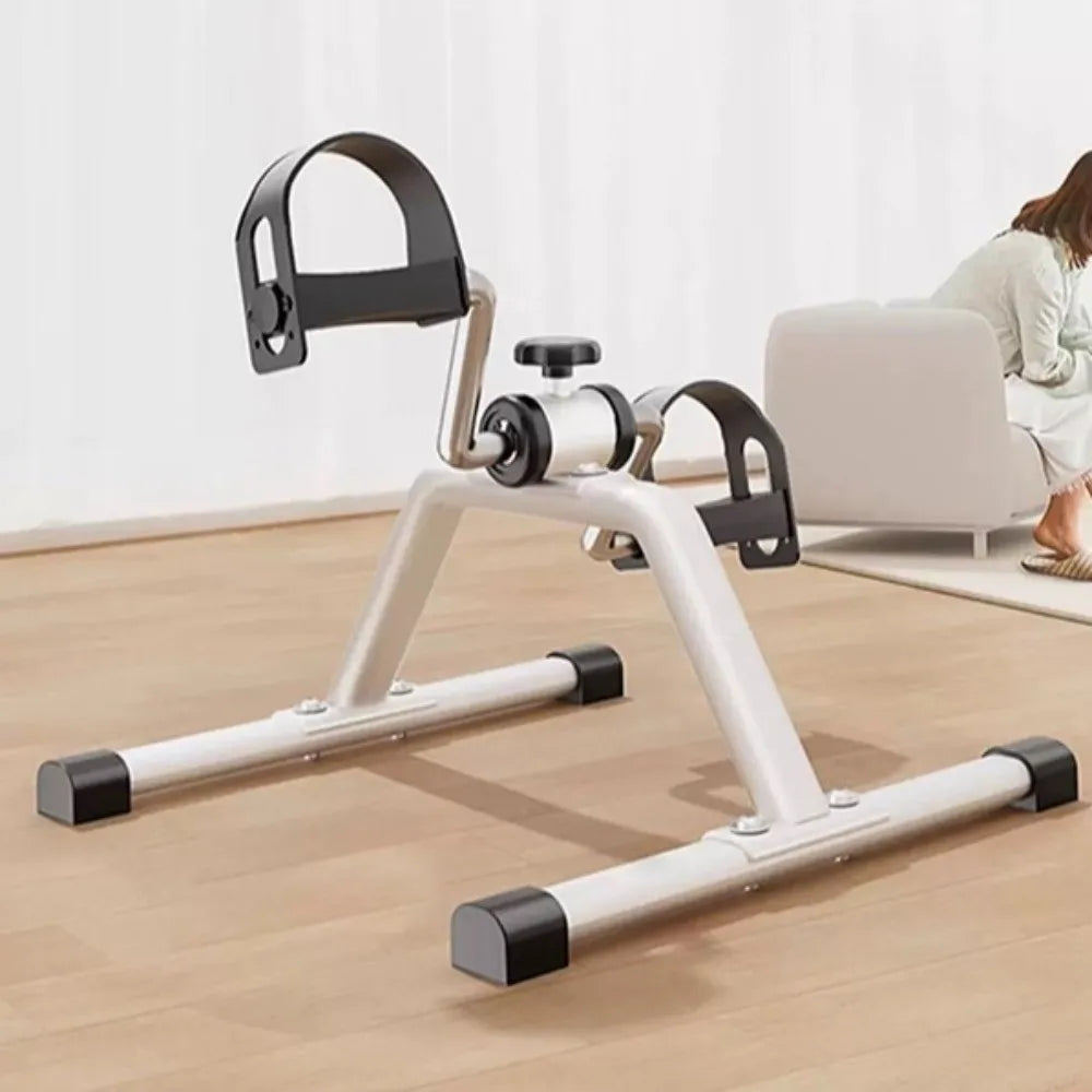 Foldable Exercise Bike Non-Slip LCD Display Leg Trainer Adjustable Portable Mini Exercise Bike Leg Rehabilitation
