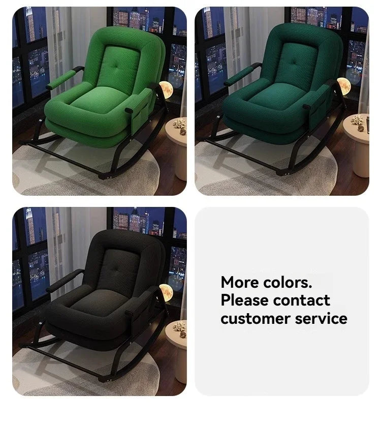 Swinging Chair Adults Can Sleep Creamy Style Dog House Rocking Chair Single Lazy Person, Home Small Sofa