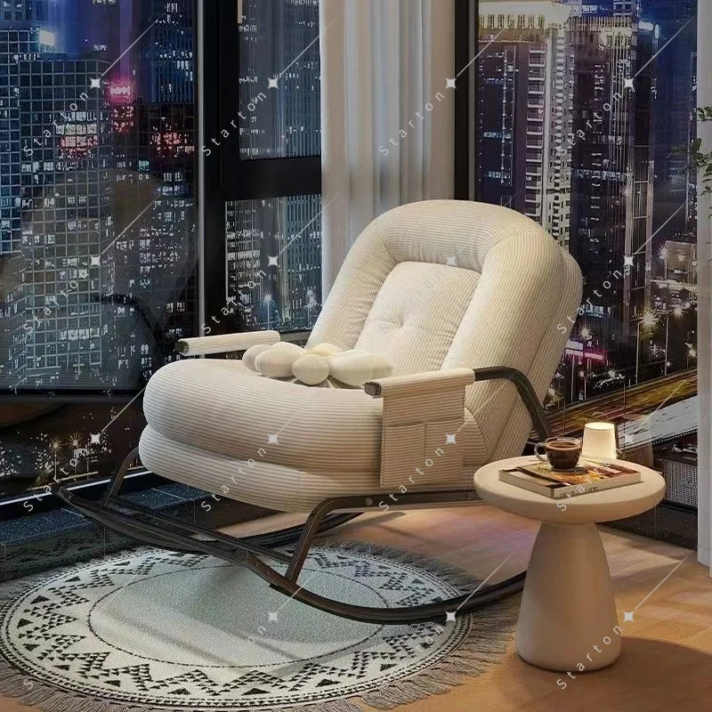 High Quality Nordic Leisure Chair Single Recliner Sofa Comfort Modern Living Room Recliner Lazy Chair for Relax