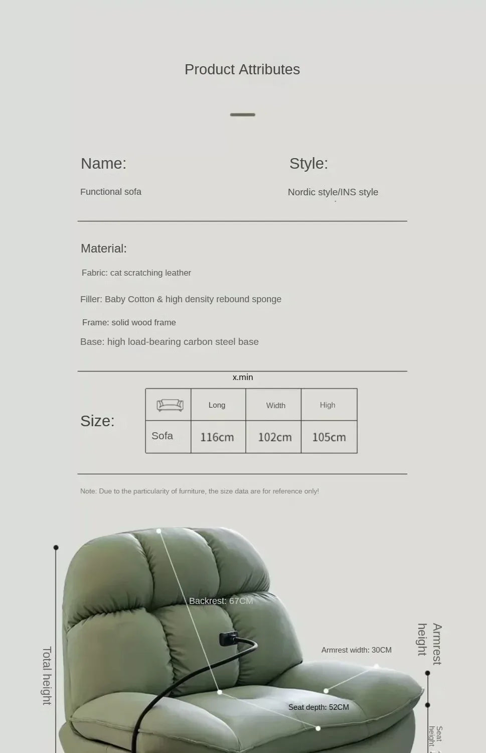 Smart Electric Lazy Sofa Recliner Single Leisure Chair with Sleep Function for Modern Living Room Lounge  Leather Sectional Sofa
