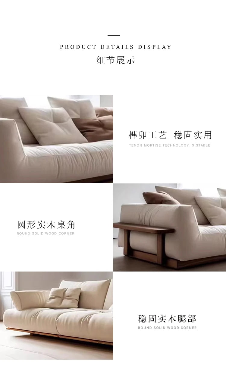 Beige Luxury Living Room Sofas Italian Quality Lazy Lounge Living Room Sofas Loveseat Modern Divano Moderno Furniture Home