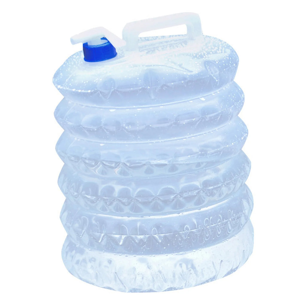 5/10/15L Camping Water  PE Foldable Camp Picnic Water Tank Portable Collapsible Large Capacity for Outing Self-driving