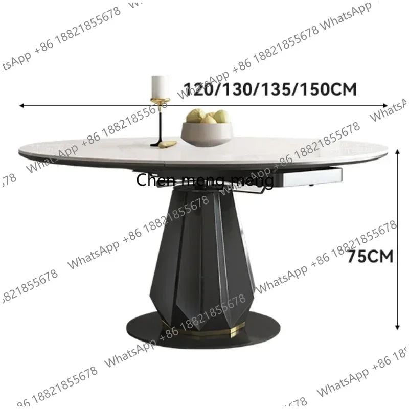 Oval Dining Table Rectangular Round Kitchen Extendable Designer Restaurant Tables Dinning Free Shipping Muebles Sedentary Room c