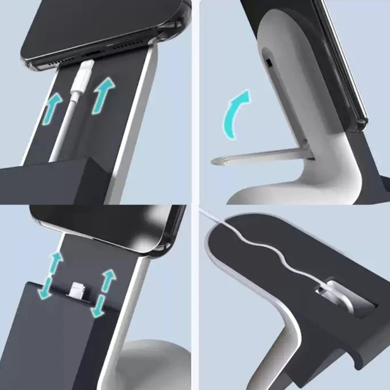 Portable Slicone Phone Charging Stand Universal used for Laptop Dropshipping
