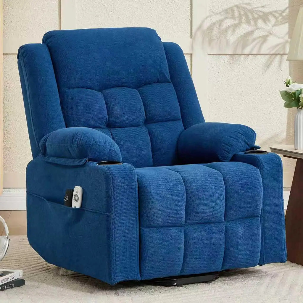 #Electric Power Lift Recliner with Massage & Heat USB Type-C Cup Holders Infinite Position for Elderly, Customized