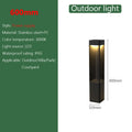LED Lawn Lights Modern Waterproof Outdoor Garden Lamp Stainless steel Landscape Lighting for Yard Pathway Patio Villa Park Decor