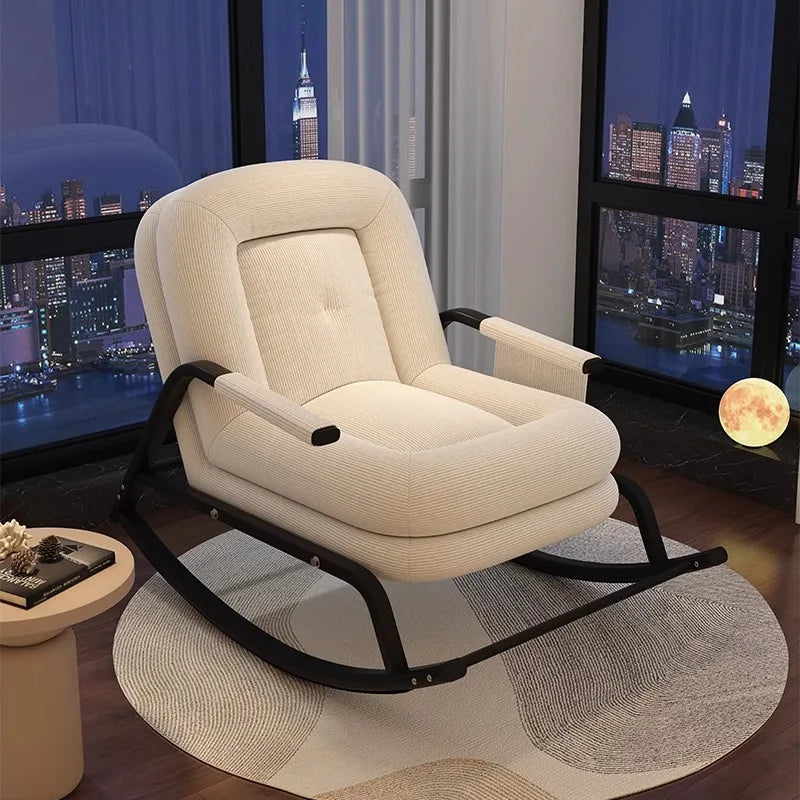 creamy style dog house rocking chair, single lazy person, home small sofa,Swinging chair, lounge chair, adults can sleep