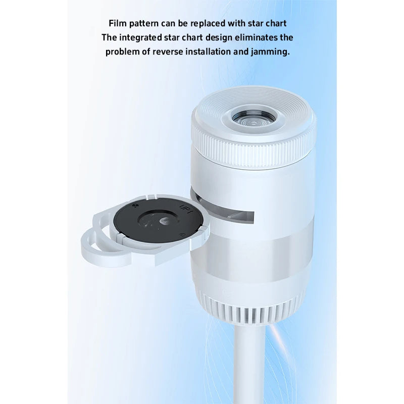 2-in-1 USB Galaxy Star Sky Projector Night Light 360° Adjustable Brightness Nebula Star Projector Lamp For Car Bedroom Xmas Gift