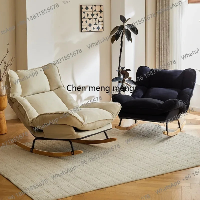 D02 Contemporain Design Chairs Living Room Ergonomic Gaming Single Floor Chairs Minimalist Rocking Mueble Salon House Accessorie