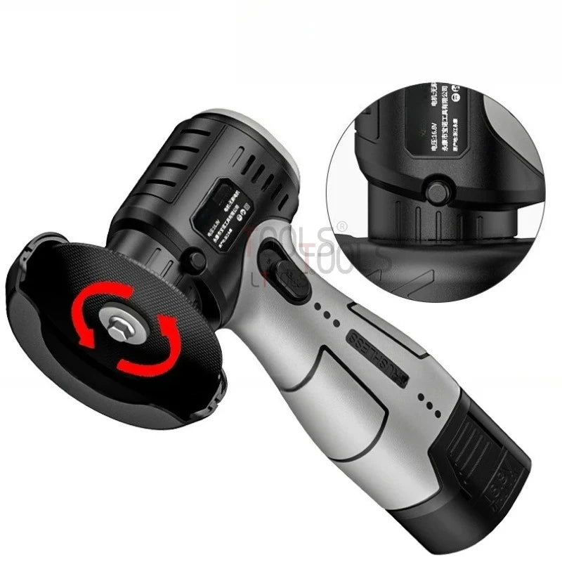 Brushless Angle Grinder Cordless Lithium Battery Handheld Electric Scissors for Cutting Wood Plastic Metal Rebar Professional
