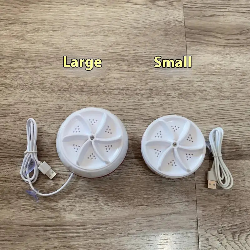1Piece Travel Home Business Trip USB Rotating Turbine Portable Mini Washing Machine For Socks Underwear Wash Dishes