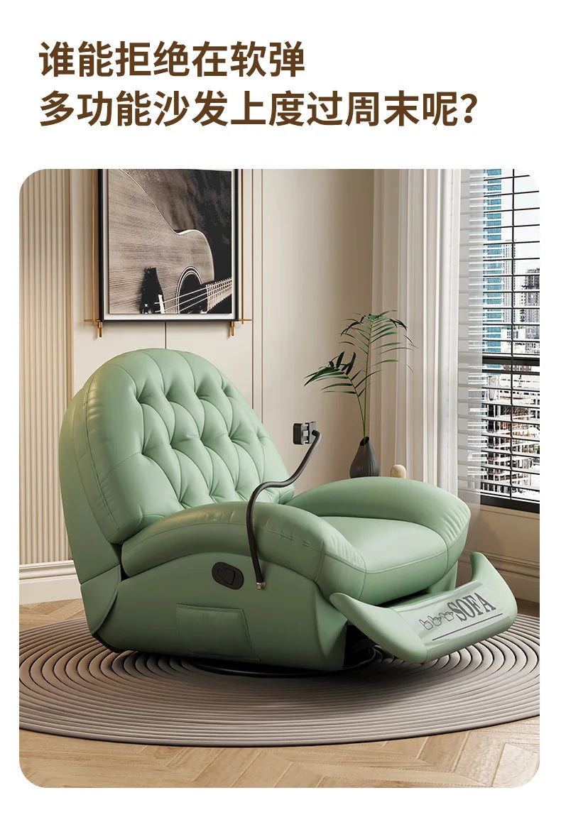 HYS multifunctional lazy leisure home single electric recliner rotating bedroom
