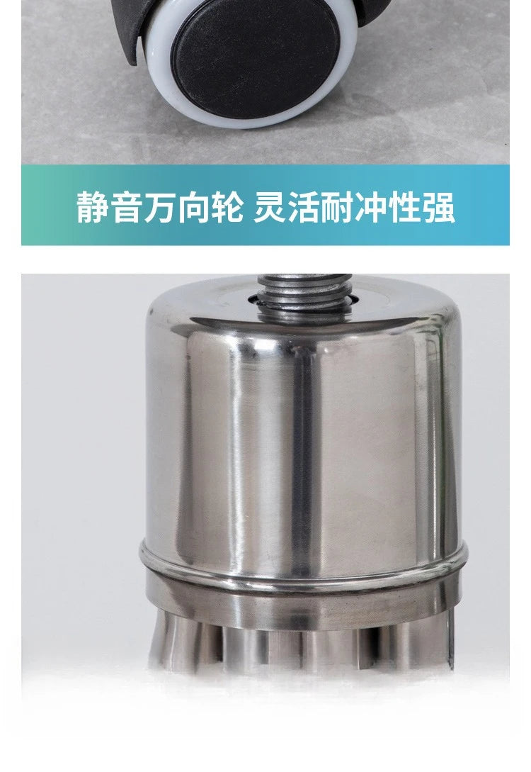 Stainless steel hospital nurse examination stool, hydraulic lift dental chair Stainless steel hospital nurse examination stool