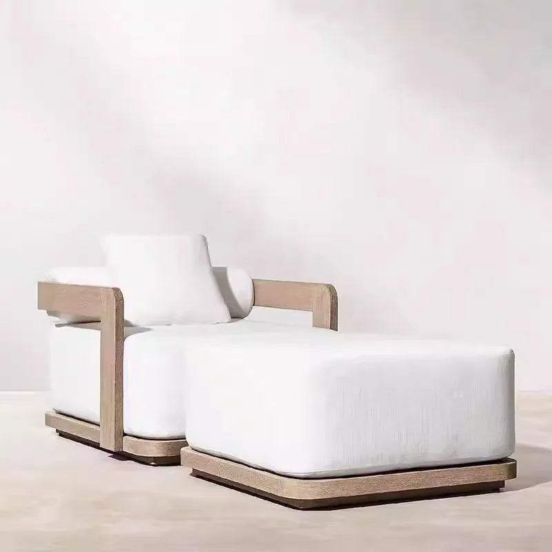 Outdoor sofa rattan woven designer creative sample Nordic board house rattan chair garden terrace furniture
