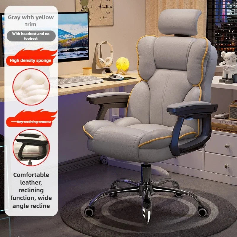 Mobile Ergonomic Office Chair Recliner Computer Bedroom Accent Office Chair Gameing Study Sillas De Oficina Office Furniture