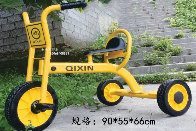 Tricycles, children's two person bicycles, outdoor twin bicycles, three person bicycles, multiple person rotating carts