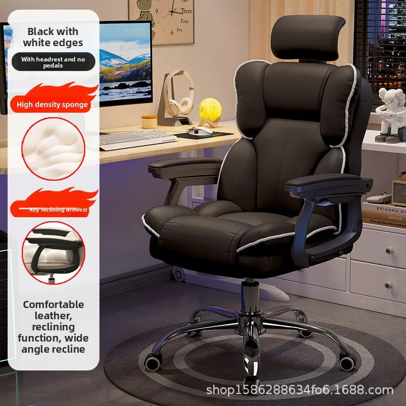 Mobile Ergonomic Office Chair Recliner Computer Bedroom Accent Office Chair Gameing Study Sillas De Oficina Office Furniture