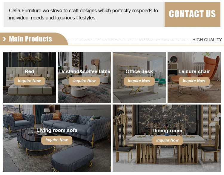 /Nordic Fabric Chesterfield Chair For Restaurant Hotel /Light Luxury Dining Room Furniture Metal Legs Dining Chair