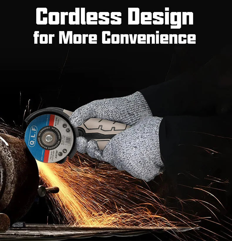 16.8V Brushless / Brushed Angle Grinder Lithium Battery 19500Rpm Cordless Mini Polishing Machine Diamond Cutting Grinder