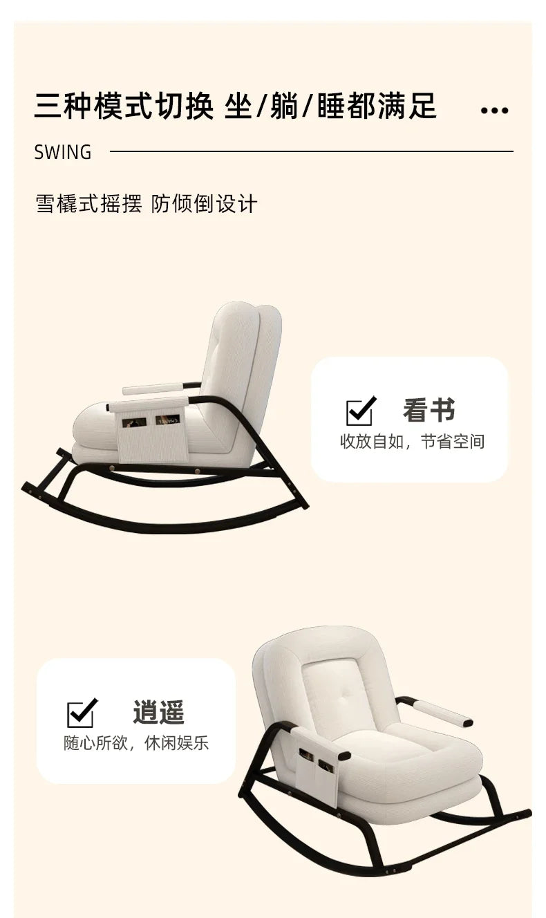 Occasional Balcony Living Room Chairs Reading Makeup Outdoor Reading Balcony Relax Chairs Luxury Sex Kitchen Home Furniture