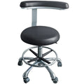 Medical Dental Dentist Chair Surgical Nurse's Doctor Stool with 360 Degree Rotation Armrest PU Leather Assistant Stool Chair