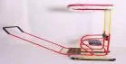 Ice bike, tandem ski, bicycle ice skate