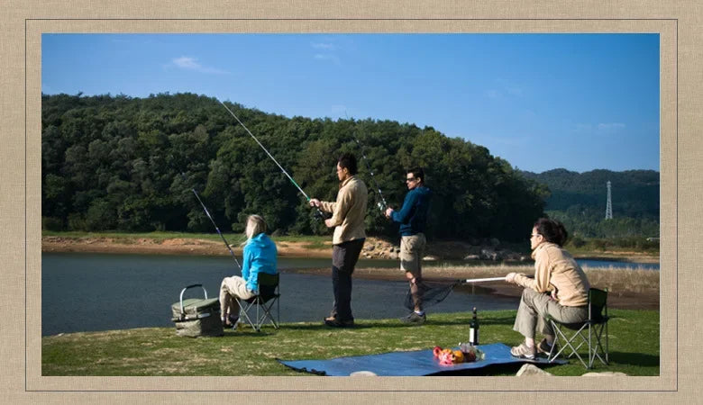 Portable Folding Camping Chair - with Cup Holder, Oxford Cloth ZM103