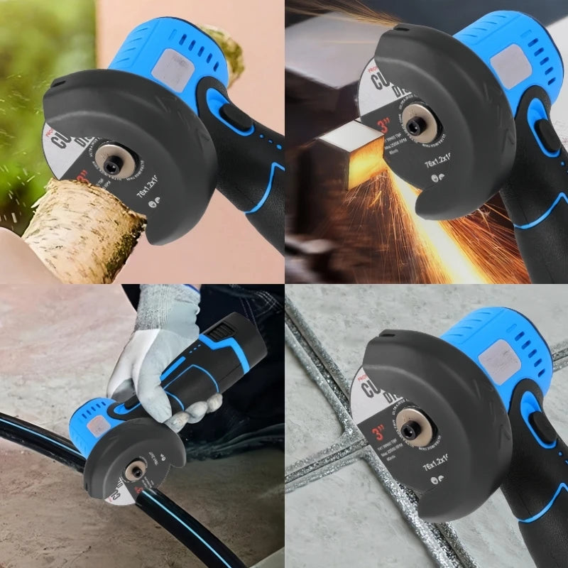 16.8V Brushless Angle Grinder 20000RPM Electric Polishing Grinding Machine Mini Cordless Cutting Lithium Battery Power Tool