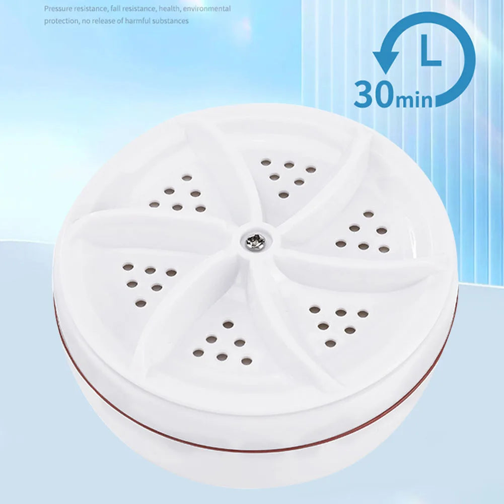 Ultrasound Turbo Washer Wheel Bubble Turbine Rotation Washer Machine Multifunction Cleaning Low Noise for Socks Underwear