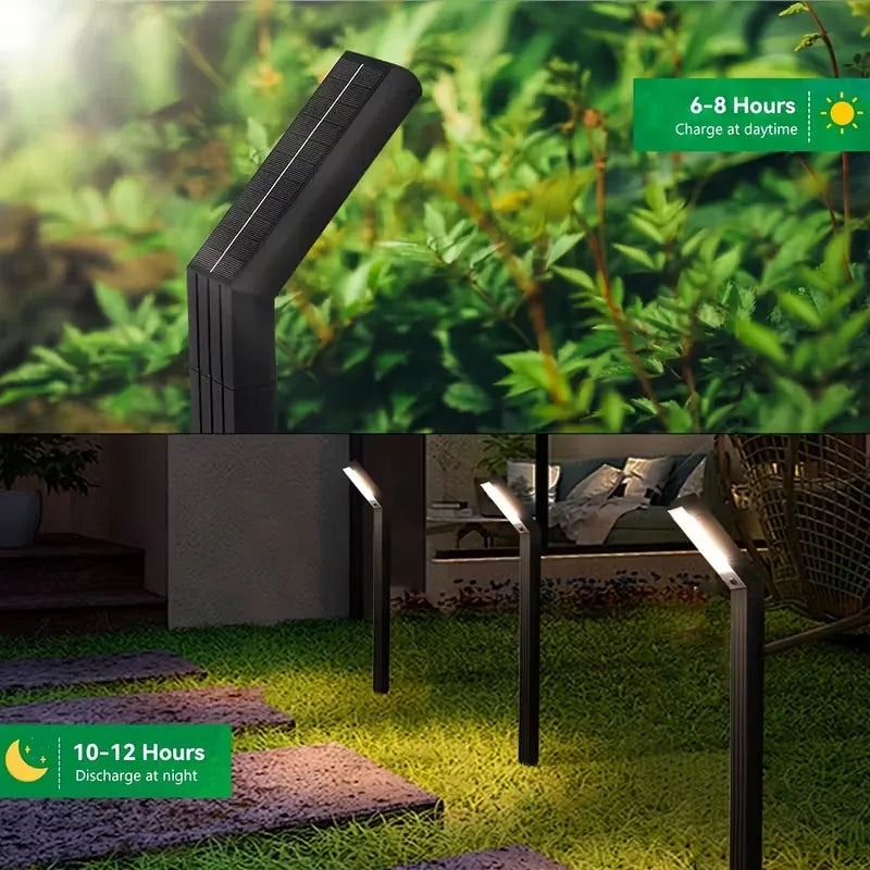 Solar Ground Light 3colors or RGB Light Light Sensing Intelligence Outdoor Pathway Lighting Solar Garden Lights Durable Plastic