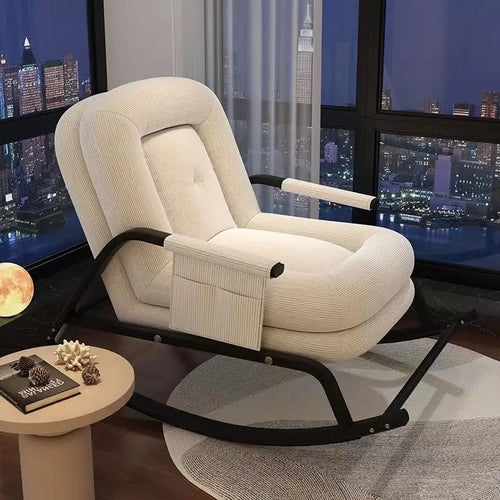 # Modern Ergonomic Fabric Chaise Lounge Chair with Eco-Friendly Design for the Lazy Living Room