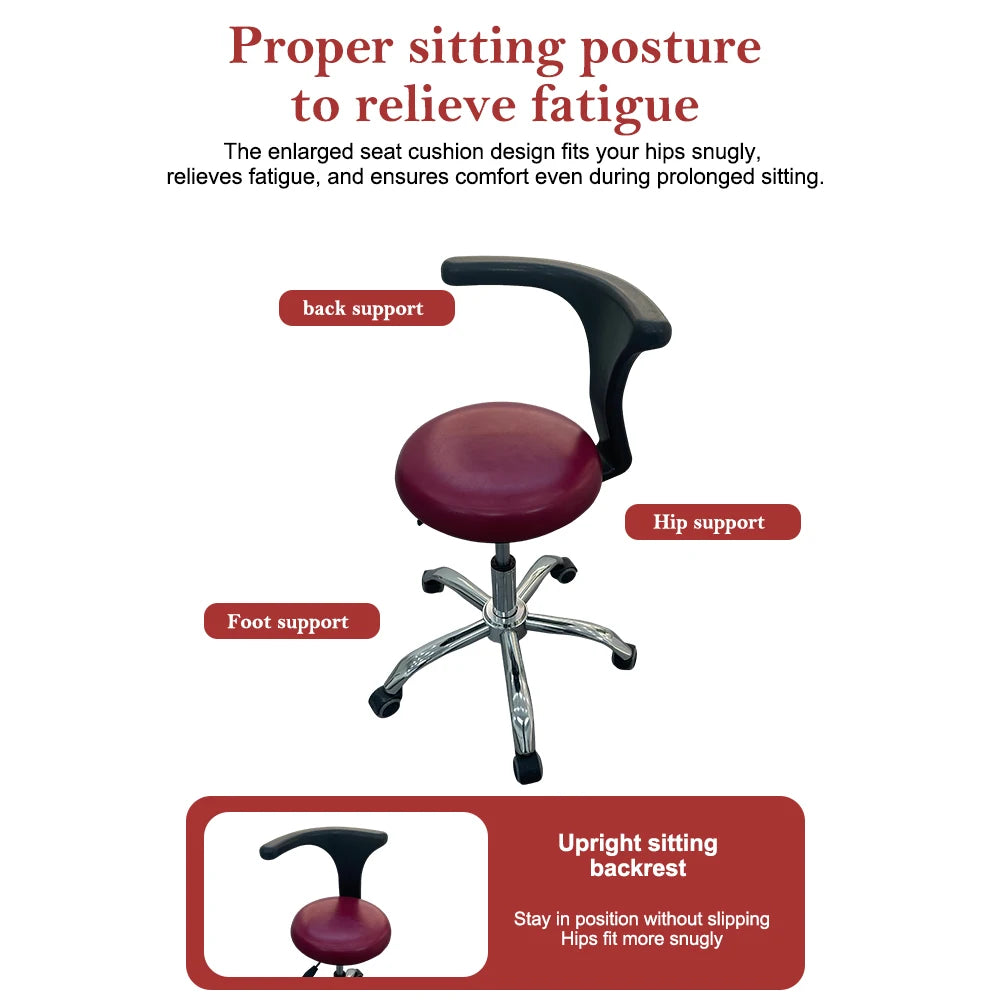 Saddle Beauty Stool Lifting Explosion Proof Chair Seat For Dental Nurse Surgery B Ultrasound Medical Salon Use